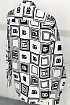 Мужская рубашка Dolce&Gabbana белого цвета geometric logo-print