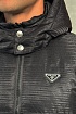 Двусторонний пуховик Prada logo-plaque - Black