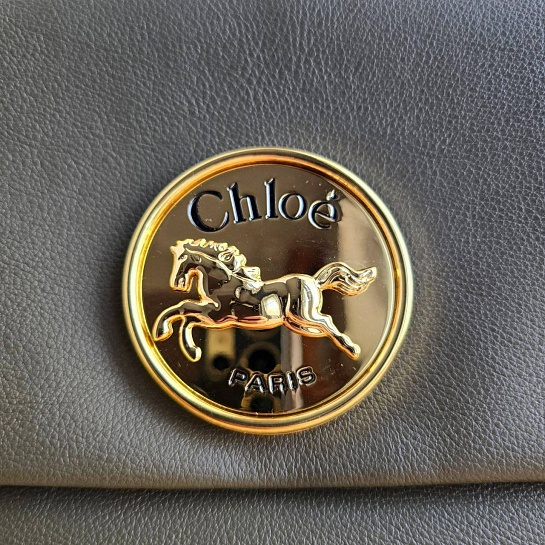 Кожаная сумка Chloe 28x17 см