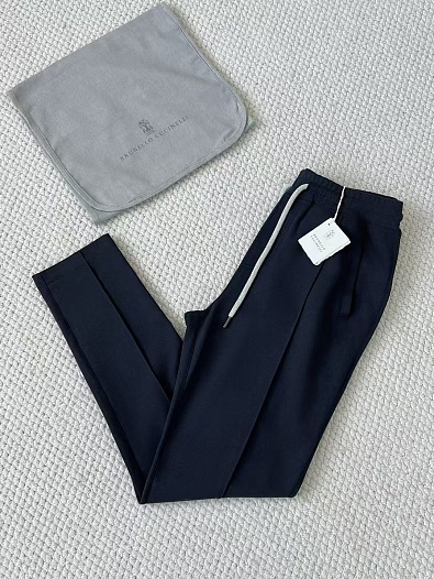 Спортивные штаны Brunello Cucinelli Premium - Navy   