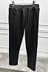 Мужские штаны Trussardi embroidered logo - Black