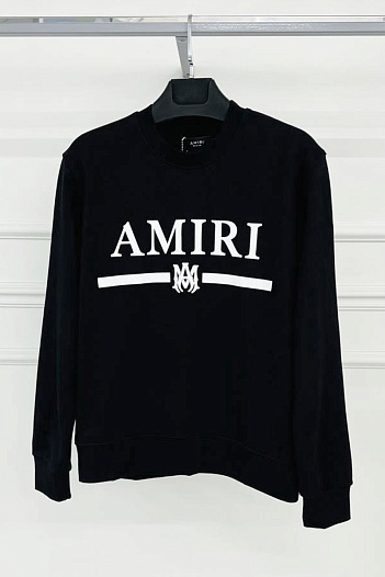 Чёрный свитшот Amiri MA bar crew-sweat   