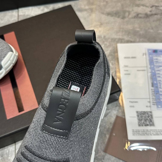 Мужские текстильные кроссовки Ermenegildo Zegna