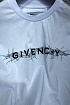 Чёрная оверсайз футболка Givenchy Barbed Wire-print