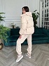 Женский бежевый костюм тройка MIU MIU Premium