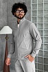 Кофта на молнии Hugo Boss серого цвета