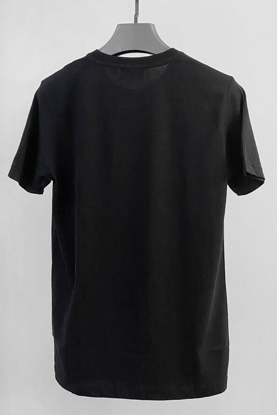 Мужская чёрная футболка Lacoste