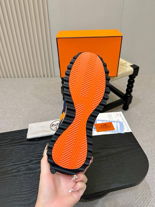 Мужские комбинированные кроссовки Hermes