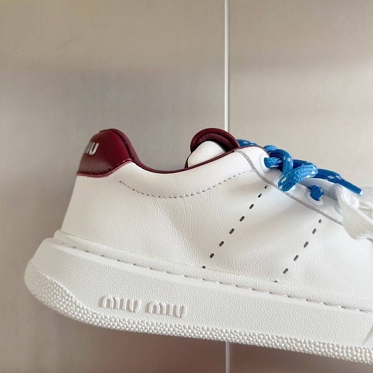 Женские кроссовки MIU MIU Premium - White / Red