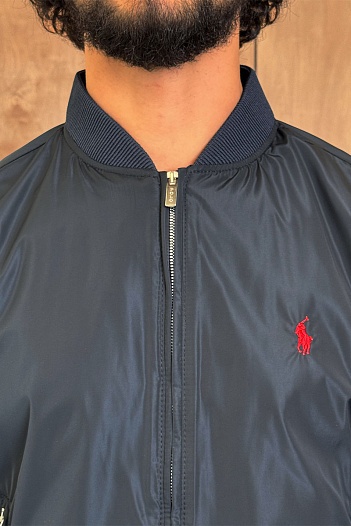 Мужской тёмно-синий бомбер Роlо Ralрh Lаurеn   