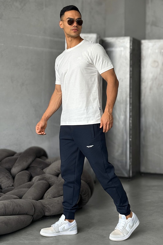 Мужская белая футболка Hugo Boss