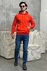 Мужское худи Tommy Hilfiger оранжевого цвета