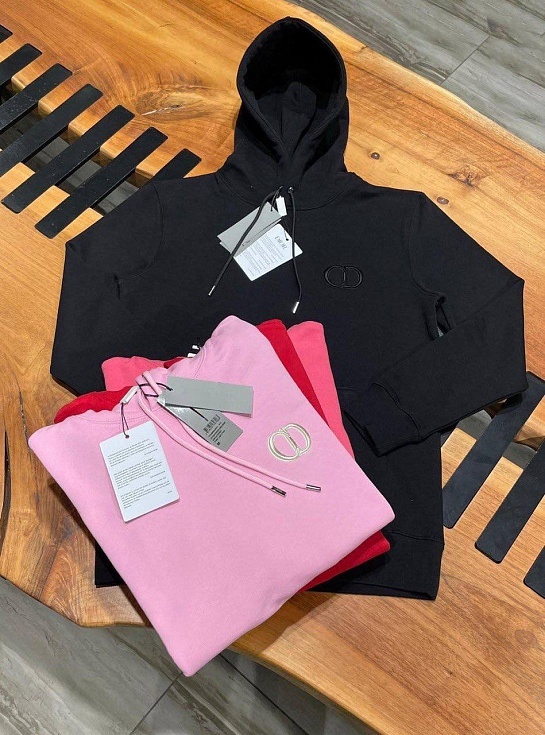 Мужское светло-розовое худи Dior 'CD Icon'