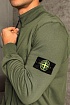 Кофта зелёного цвета Stone Island Zip-Up Compass-patch