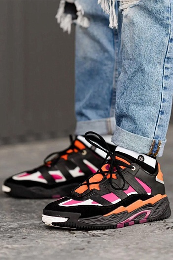 Кроссовки Adidas Niteball Black Power Berry   