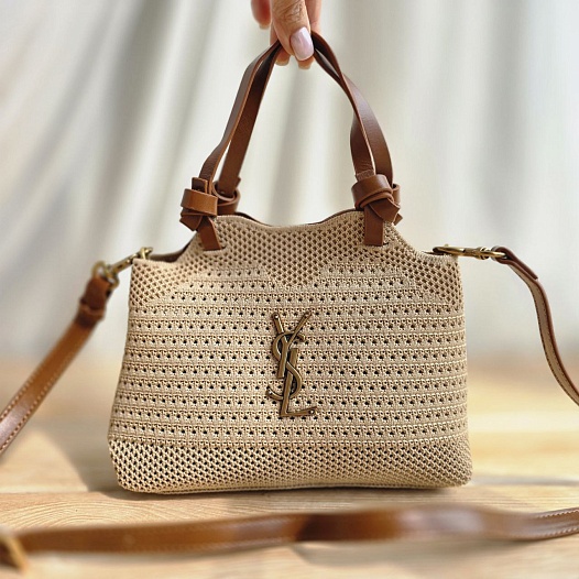 Плетёная сумка Yves Saint Laurent 21x15 см   