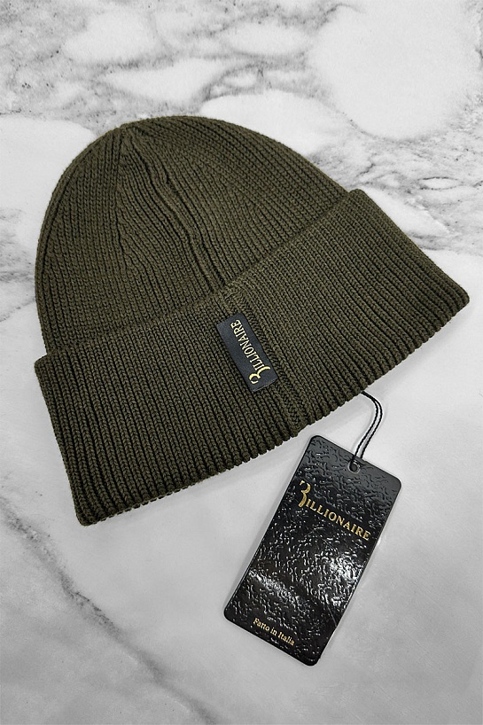 Шапка Billionaire logo-embroidered - Khaki