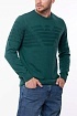 Мужской зелёный джемпер Emporio Armani