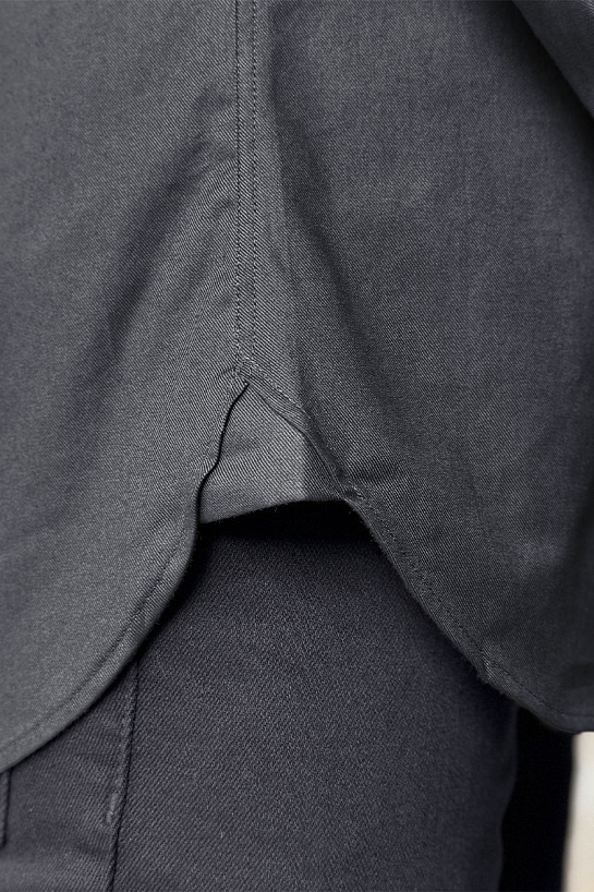 Мужская рубашка Burberry logo-embroidered - Grey