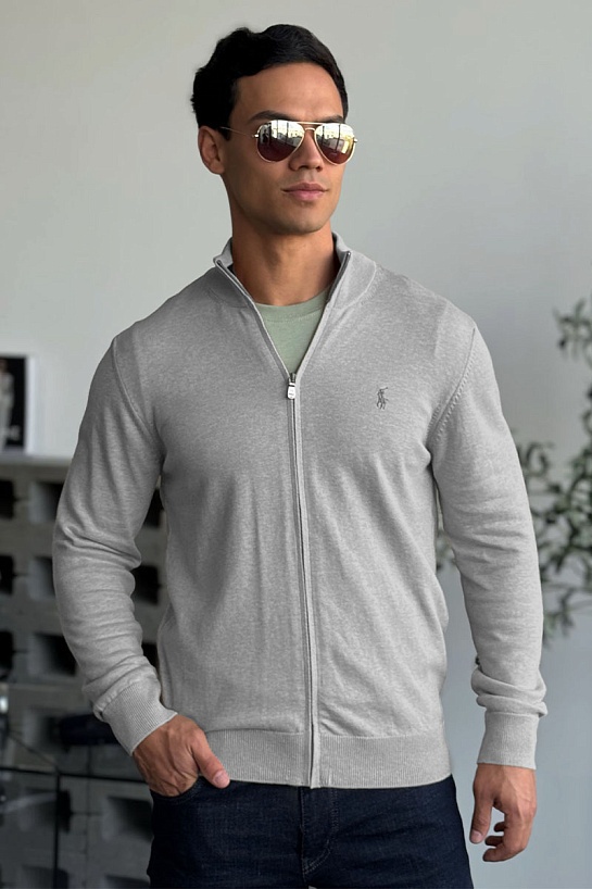 Мужская кофта Роlо Ralрh Lаurеn pony-embroidered - Grey