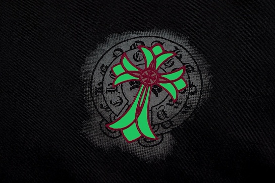 Серая оверсайз футболка Gothic logo