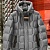 Мужской пуховик Zegna серого цвета