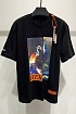 Чёрная оверсайз футболка Heron Preston Split Light Herons