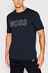 Мужская футболка Hugo Boss тёмно-синего цвета