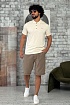 Мужские бежевые шорты Armani Exchange