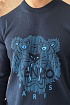 Тёмно-синий свитшот Kenzo Tiger motif