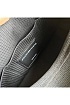 Женская чёрная сумка Alexander Wang Ryan ribbed-knit 26x20 см