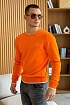 Мужской джемпер Hermes оранжевого цвета