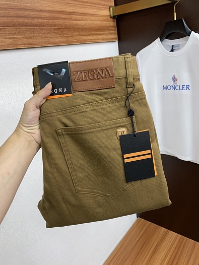 Мужские джинсы Zegna premium - Brown   