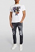 Футболка белого цвета Dsquared2 Angry Dog graphic-print