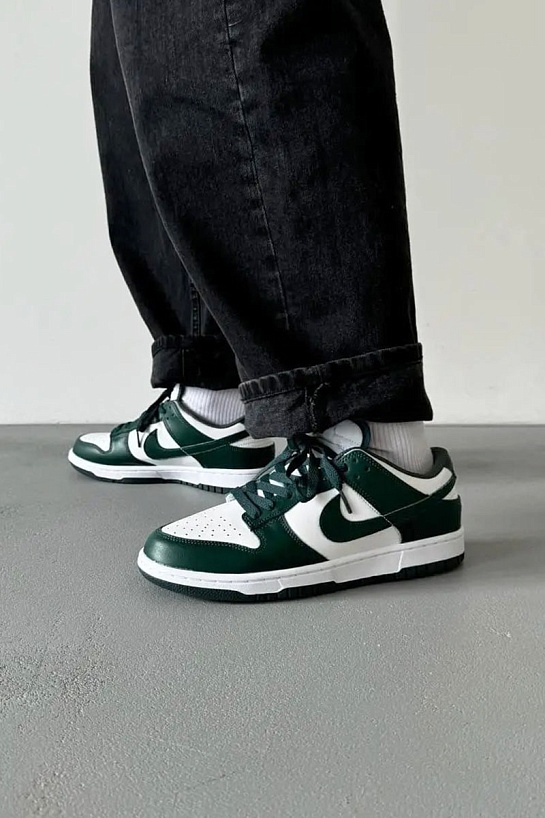 Кроссовки Nike Dunk Low - Green Michigan