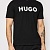 Мужская футболка Hugo Boss чёрного цвета