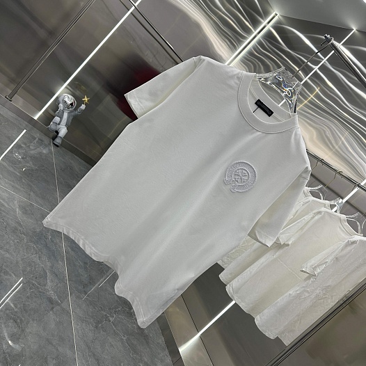 Белая оверсайз футболка Chrome Hearts Premium   