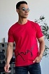Мужская красная футболка Hugo Boss