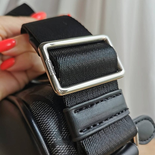 Кожаная сумка Coach monogram 25x22 см   