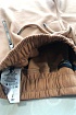 Брендовые штаны Louis Vuitton бежевого цвета