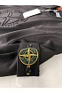 Мужской чёрный свитшот Stone Island с патчем на плече embossed logo
