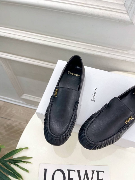 Женские кожаные лоферы Yves Saint Laurent premium
