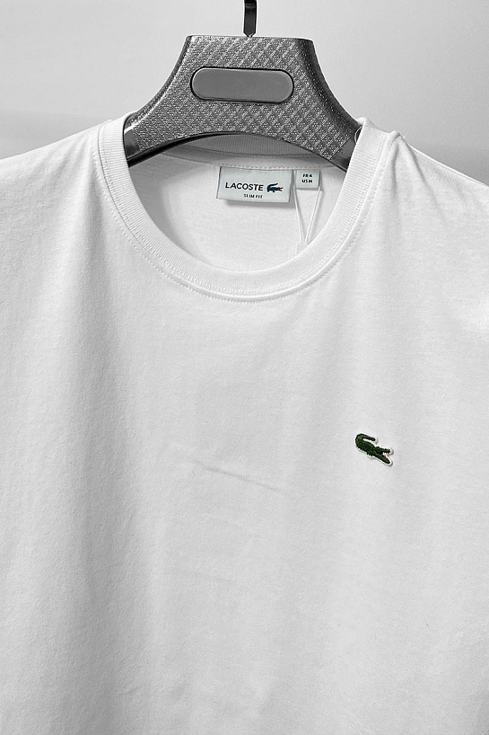 Мужская белая футболка Lacoste