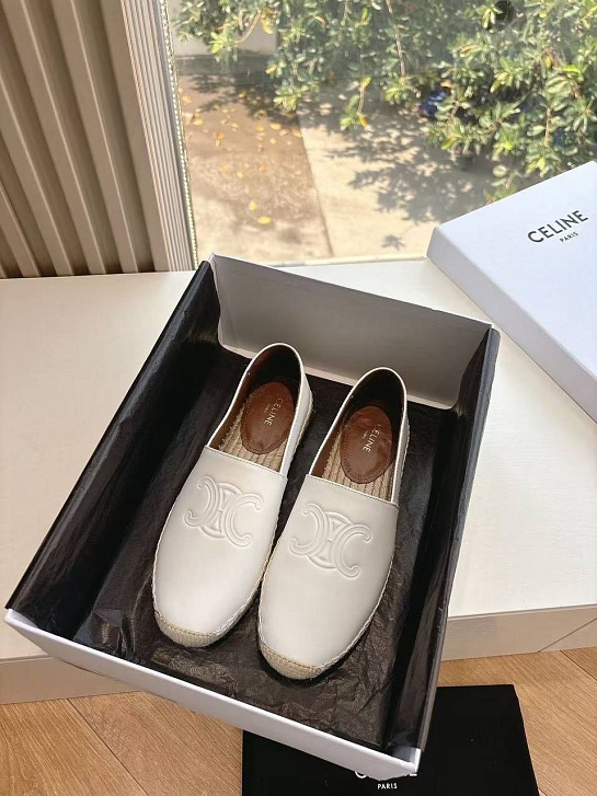 Женские эспадрильи Celine Premium - White