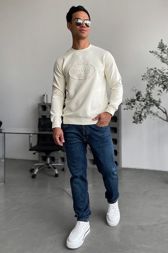 Мужские джинсы Jacob Cohen синего цвета