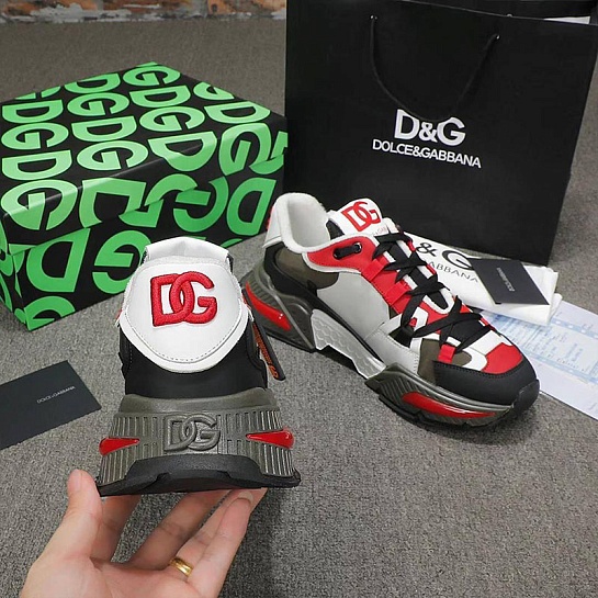 Мужские кроссовки Dolce & Gabbana Airmaster - White / Red