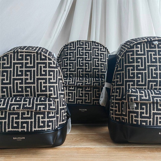 Рюкзак Balmain Jacquard Monogram 30x24 см (2 расцветки)