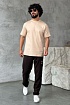 Мужская бежевая футболка Loro Piana