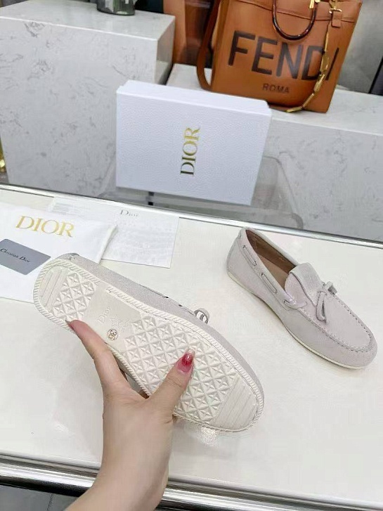 Женские лоферы Dior Miss - Grey