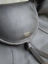 Кожаная сумка Fendi Spy - Black 38x29 см